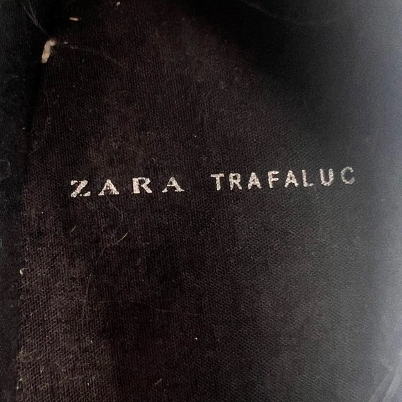 Zara Trafaluc Blue Cap Toe Espadrille Flats Size 37 Women’s - Picture 2 of 10